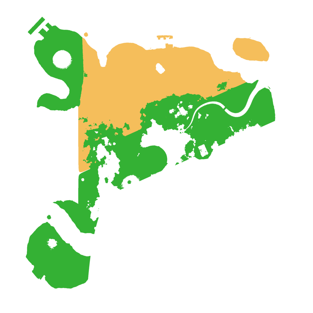 Biome Rust Map: Procedural Map, Size: 3000, Seed: 283233477