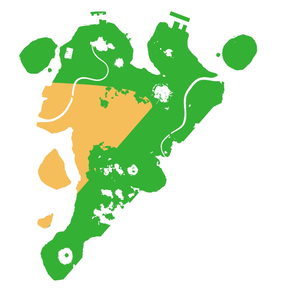 Biome Rust Map: Procedural Map, Size: 3000, Seed: 87972