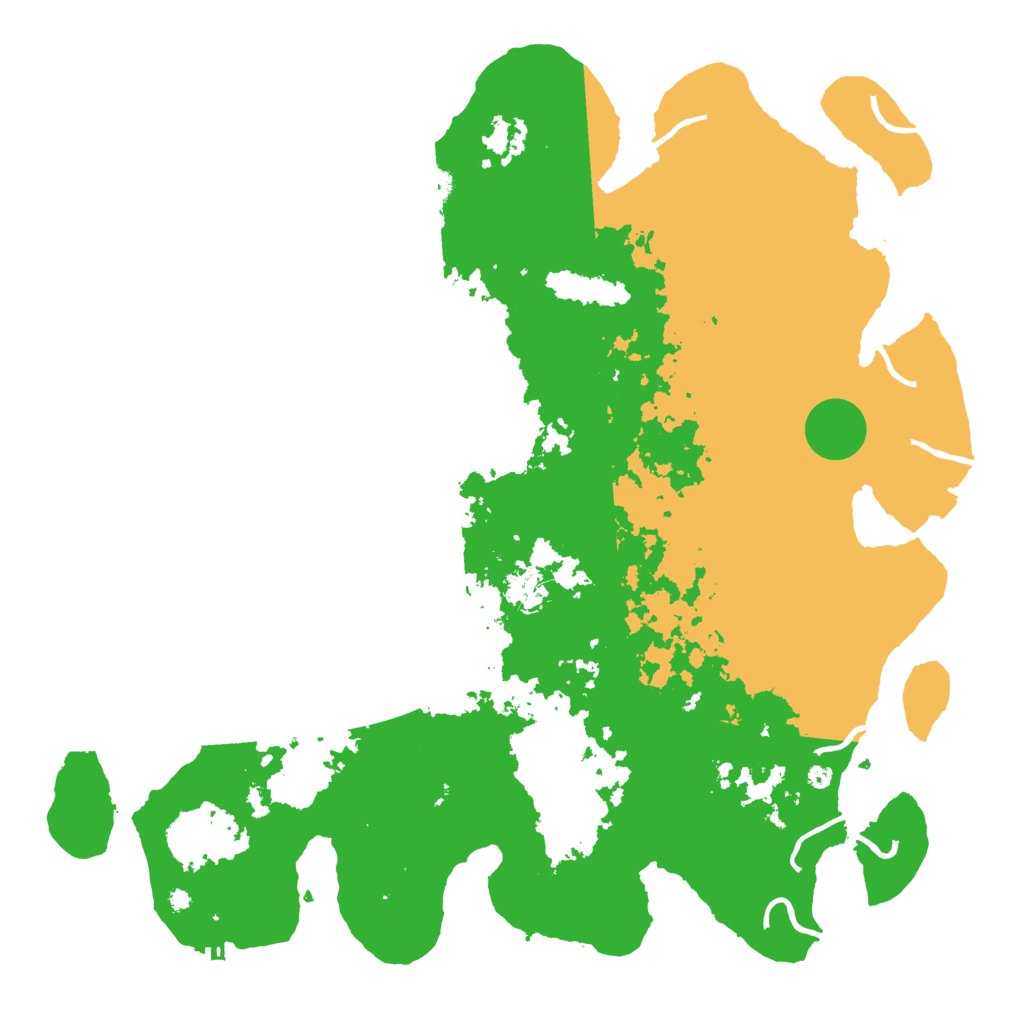 Biome Rust Map: Procedural Map, Size: 4400, Seed: 57269175