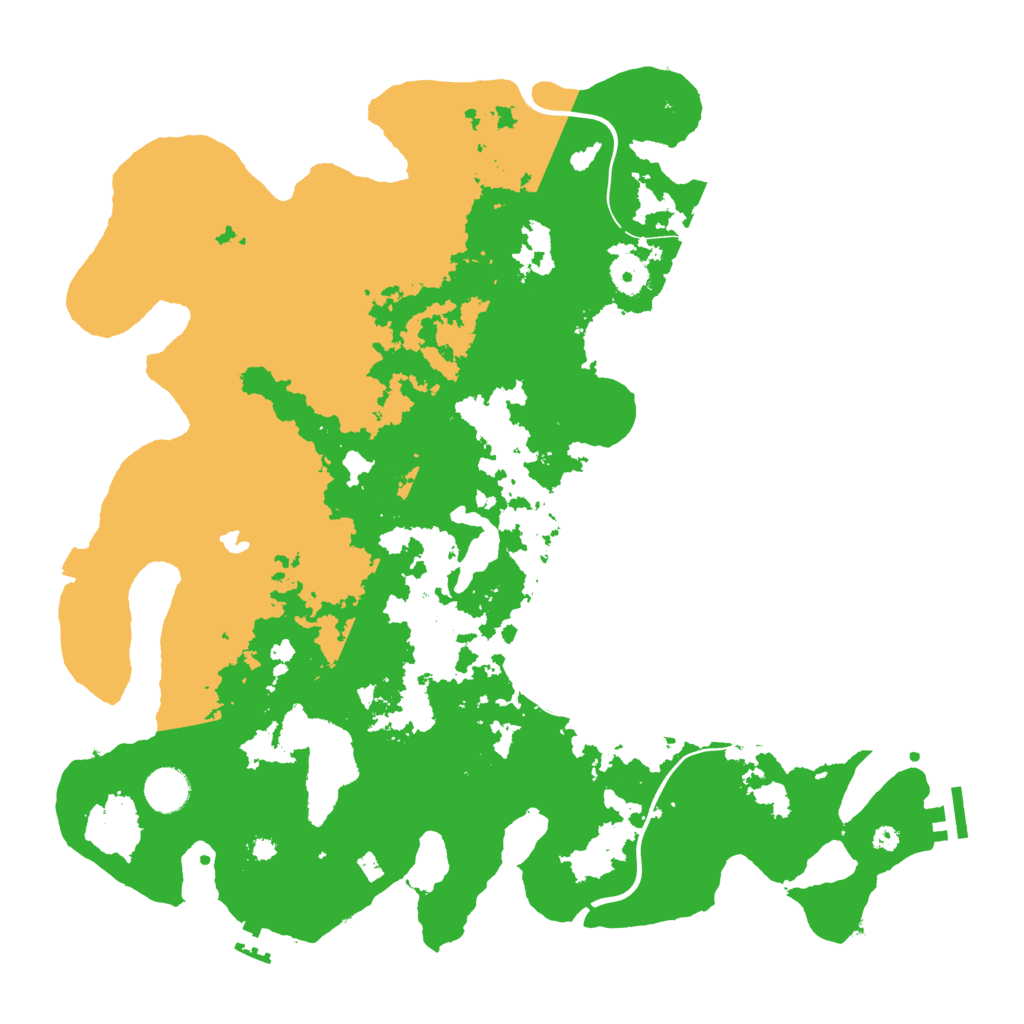 Biome Rust Map: Procedural Map, Size: 4000, Seed: 1741048888