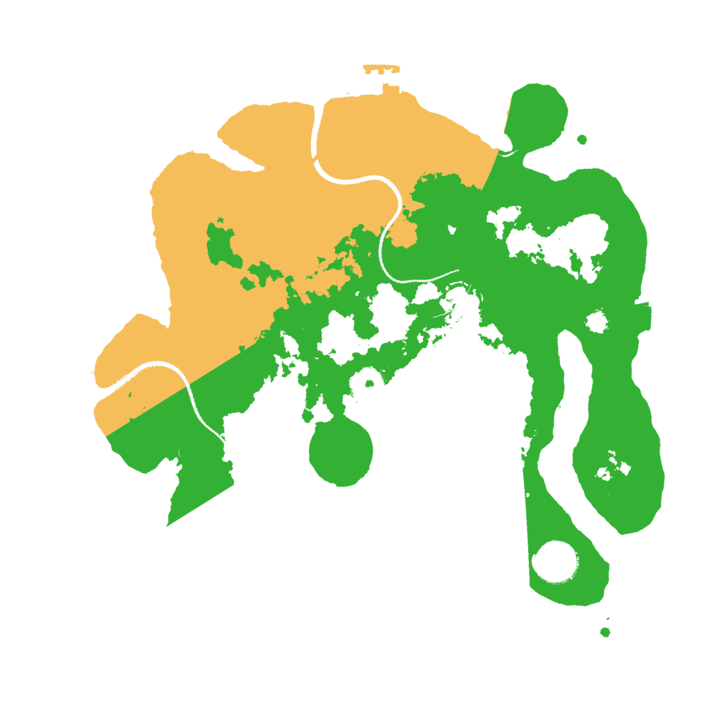 Biome Rust Map: Procedural Map, Size: 3000, Seed: 800045504