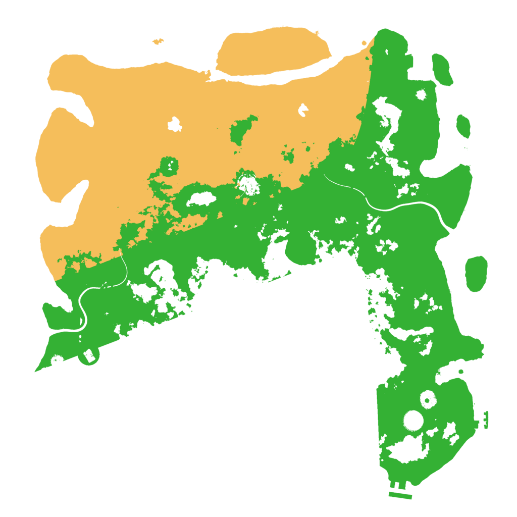 Biome Rust Map: Procedural Map, Size: 4500, Seed: 45647371
