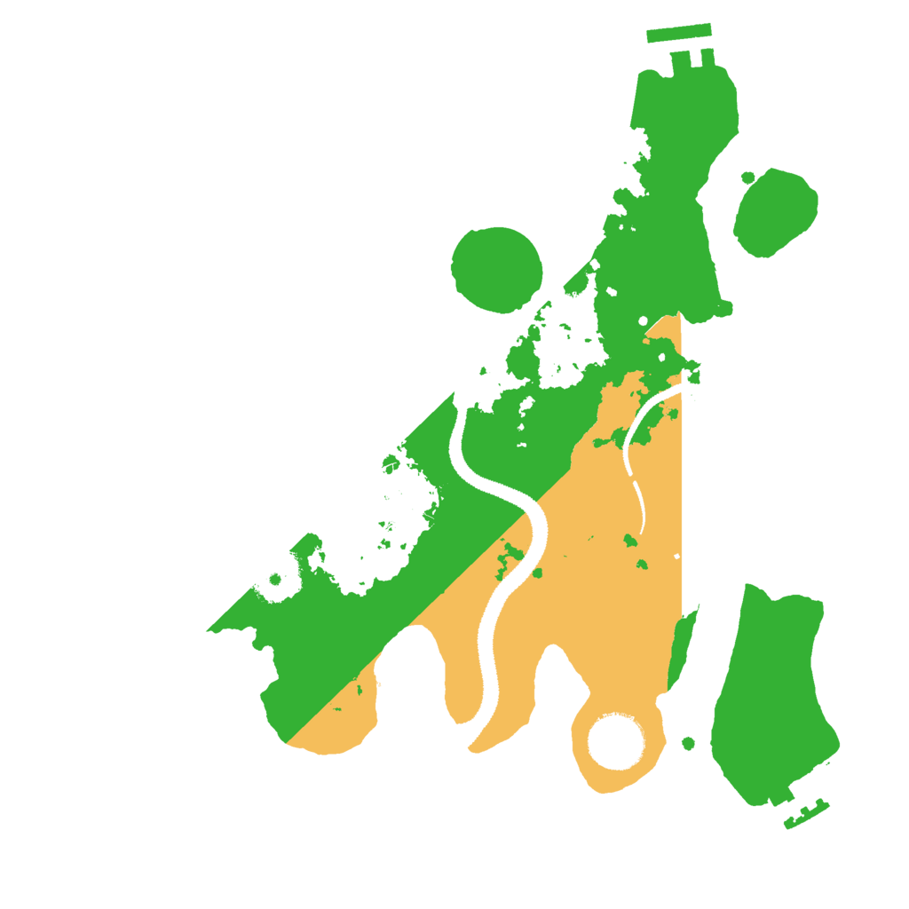 Biome Rust Map: Procedural Map, Size: 2841, Seed: 1348580739