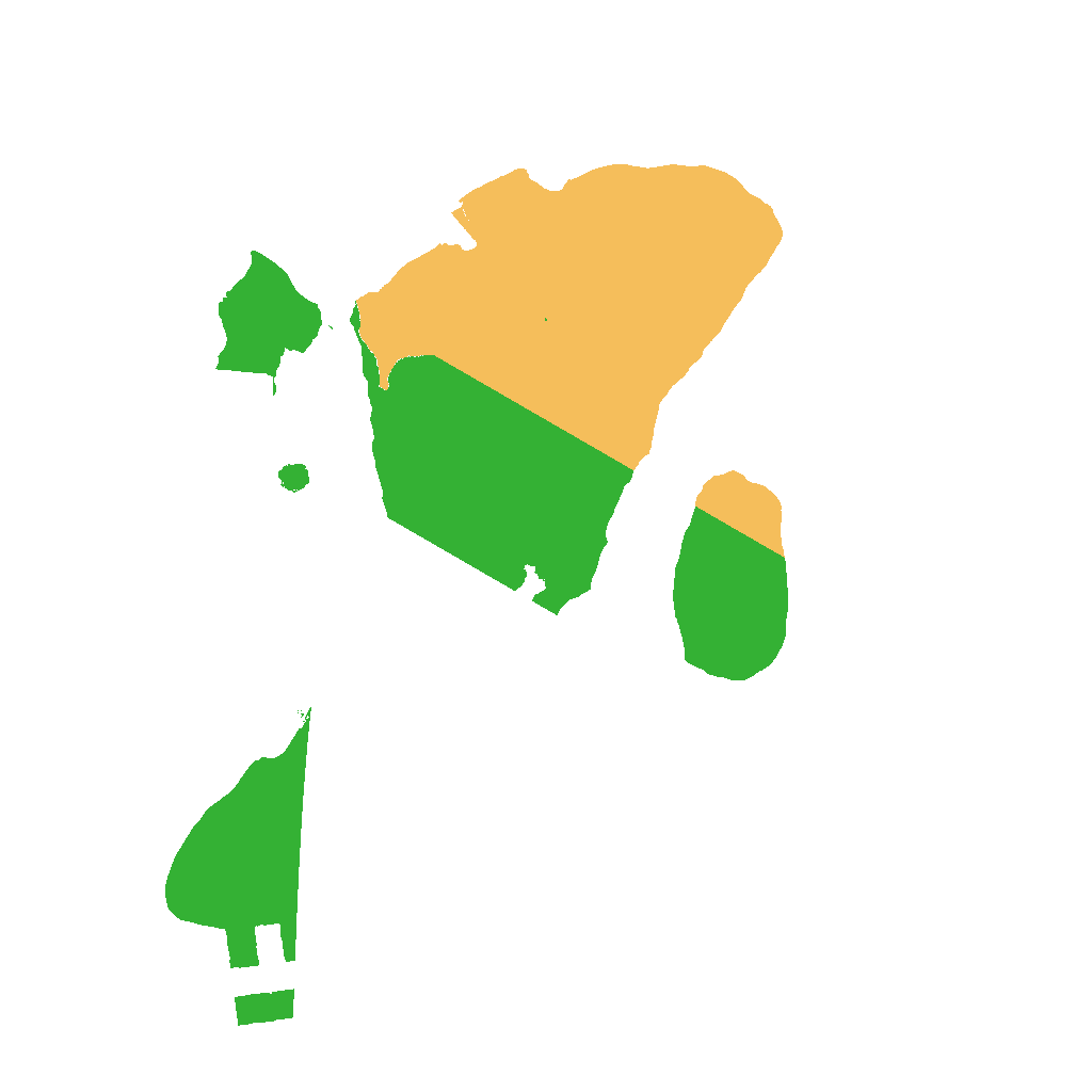 Biome Rust Map: Procedural Map, Size: 1500, Seed: 599734