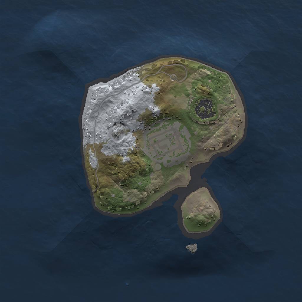 Rust Map: Procedural Map, Size: 1500, Seed: 1388261711, 4 Monuments