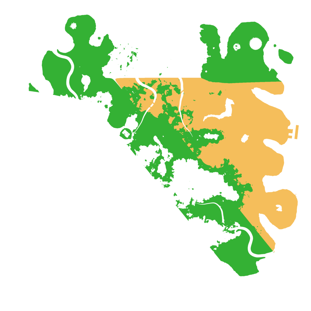 Biome Rust Map: Procedural Map, Size: 4500, Seed: 6785665