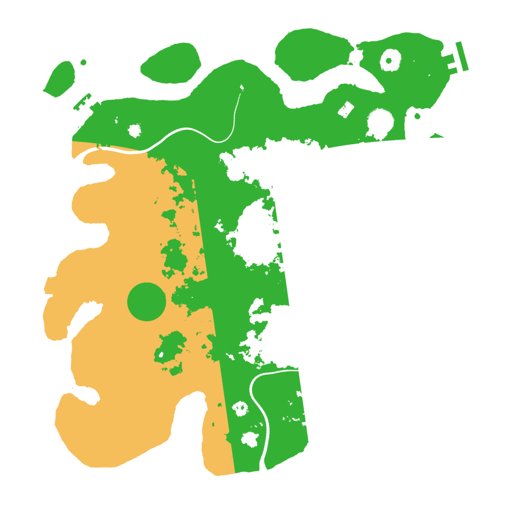 Biome Rust Map: Procedural Map, Size: 3500, Seed: 47821642