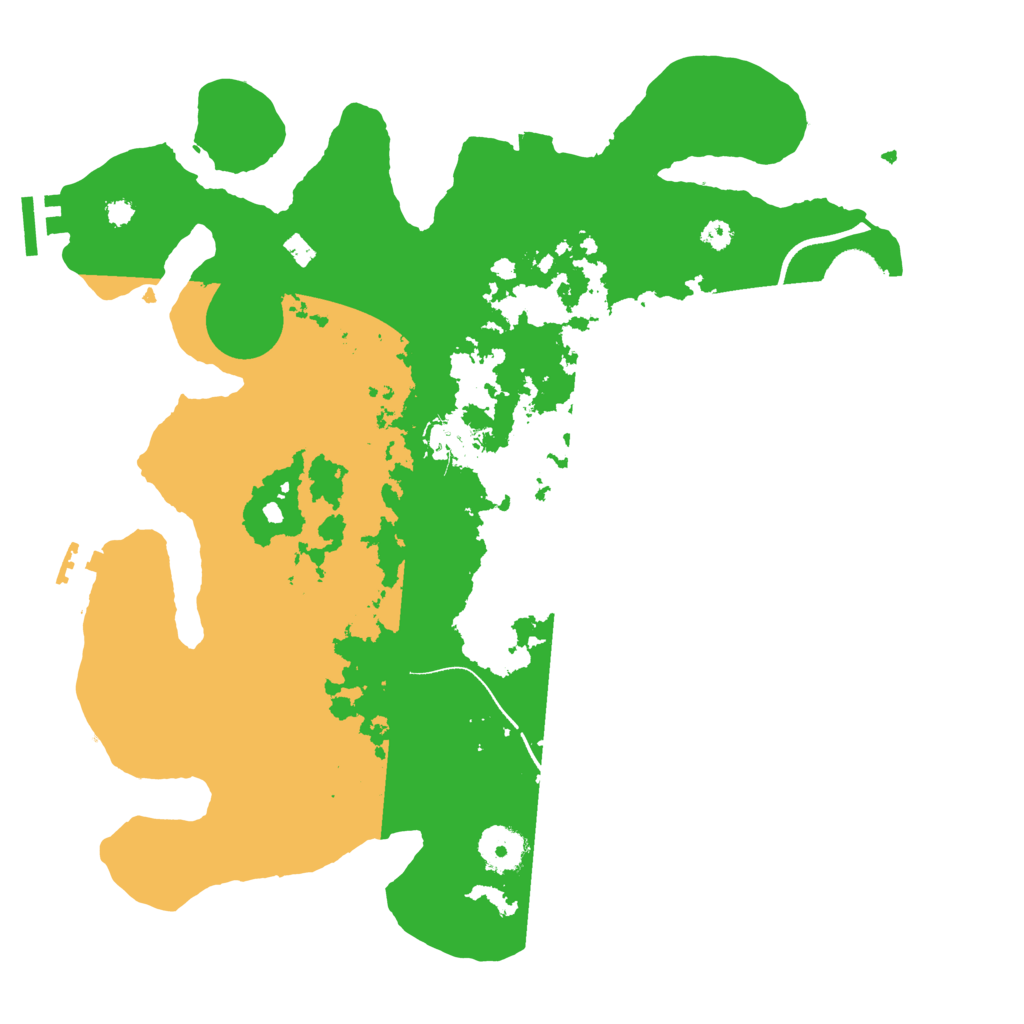 Biome Rust Map: Procedural Map, Size: 3500, Seed: 880637764