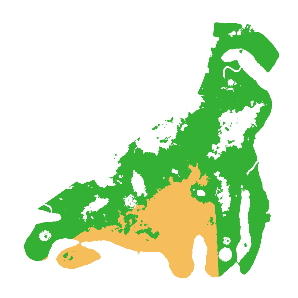 Biome Rust Map: Procedural Map, Size: 4000, Seed: 52369745