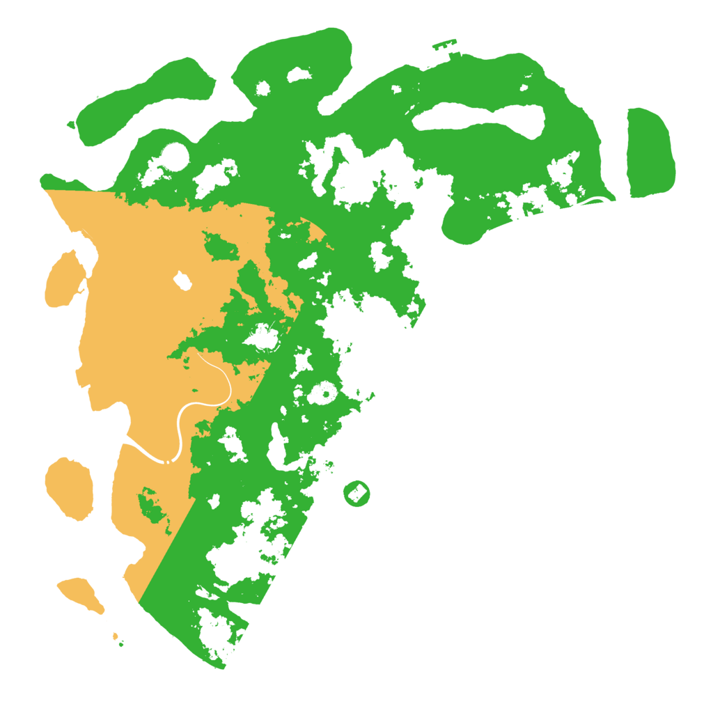 Biome Rust Map: Procedural Map, Size: 4400, Seed: 50032790