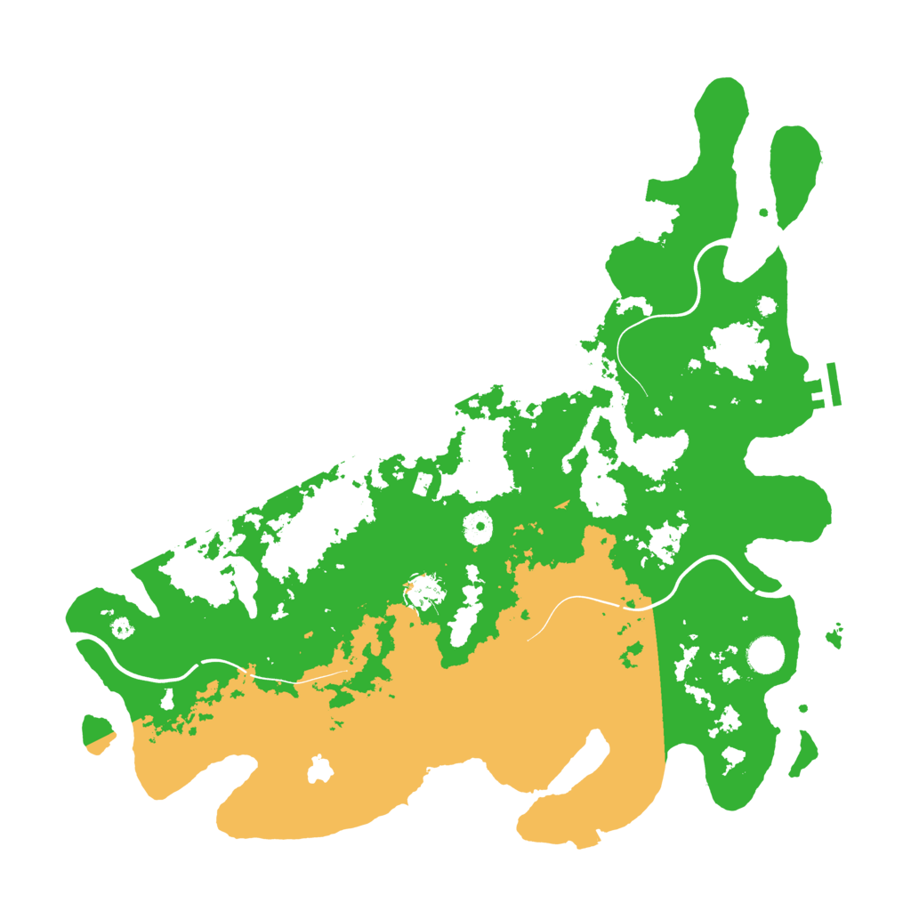 Biome Rust Map: Procedural Map, Size: 4250, Seed: 92070507