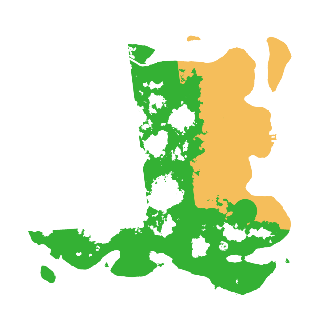 Biome Rust Map: Procedural Map, Size: 3500, Seed: 229812929