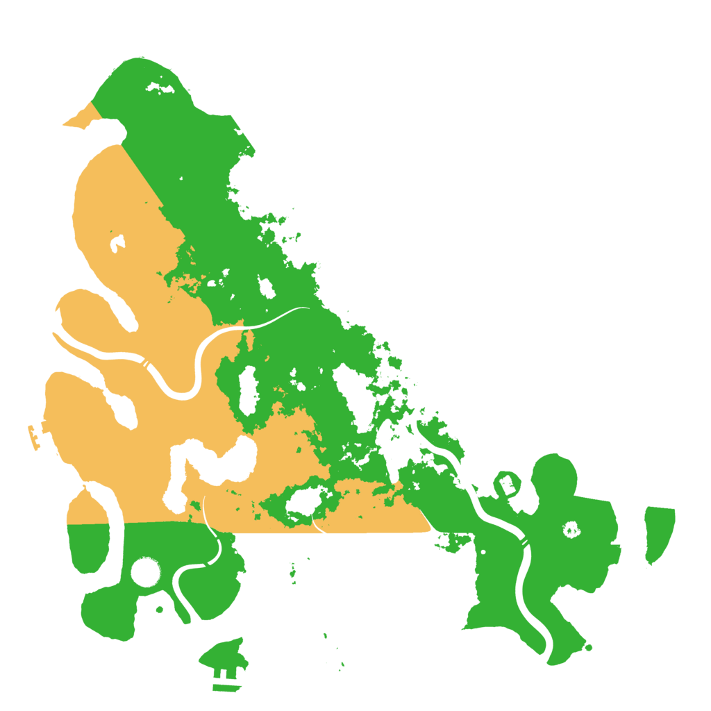 Biome Rust Map: Procedural Map, Size: 4250, Seed: 853477846