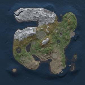 Thumbnail Rust Map: Procedural Map, Size: 2200, Seed: 752790621, 9 Monuments