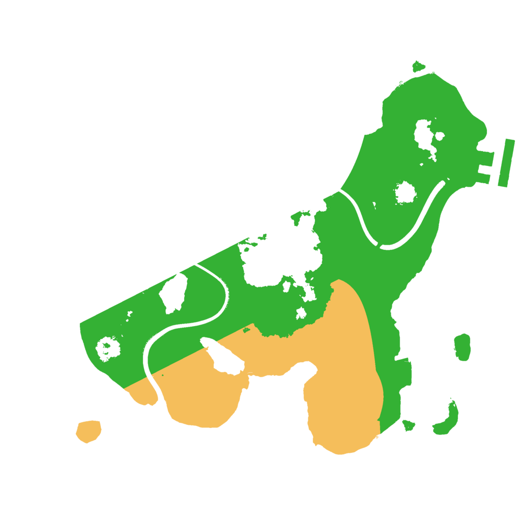 Biome Rust Map: Procedural Map, Size: 2200, Seed: 752790621