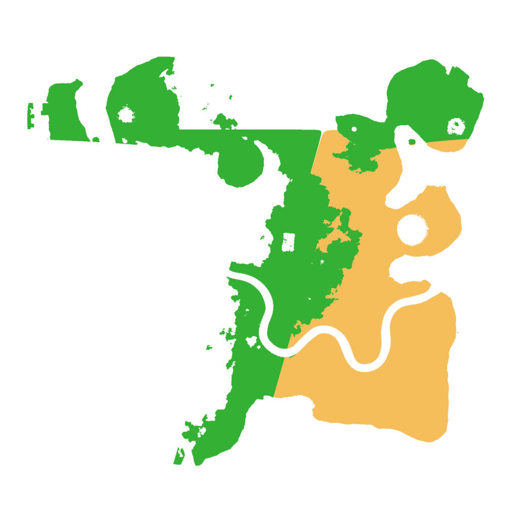 Biome Rust Map: Procedural Map, Size: 3000, Seed: 28968