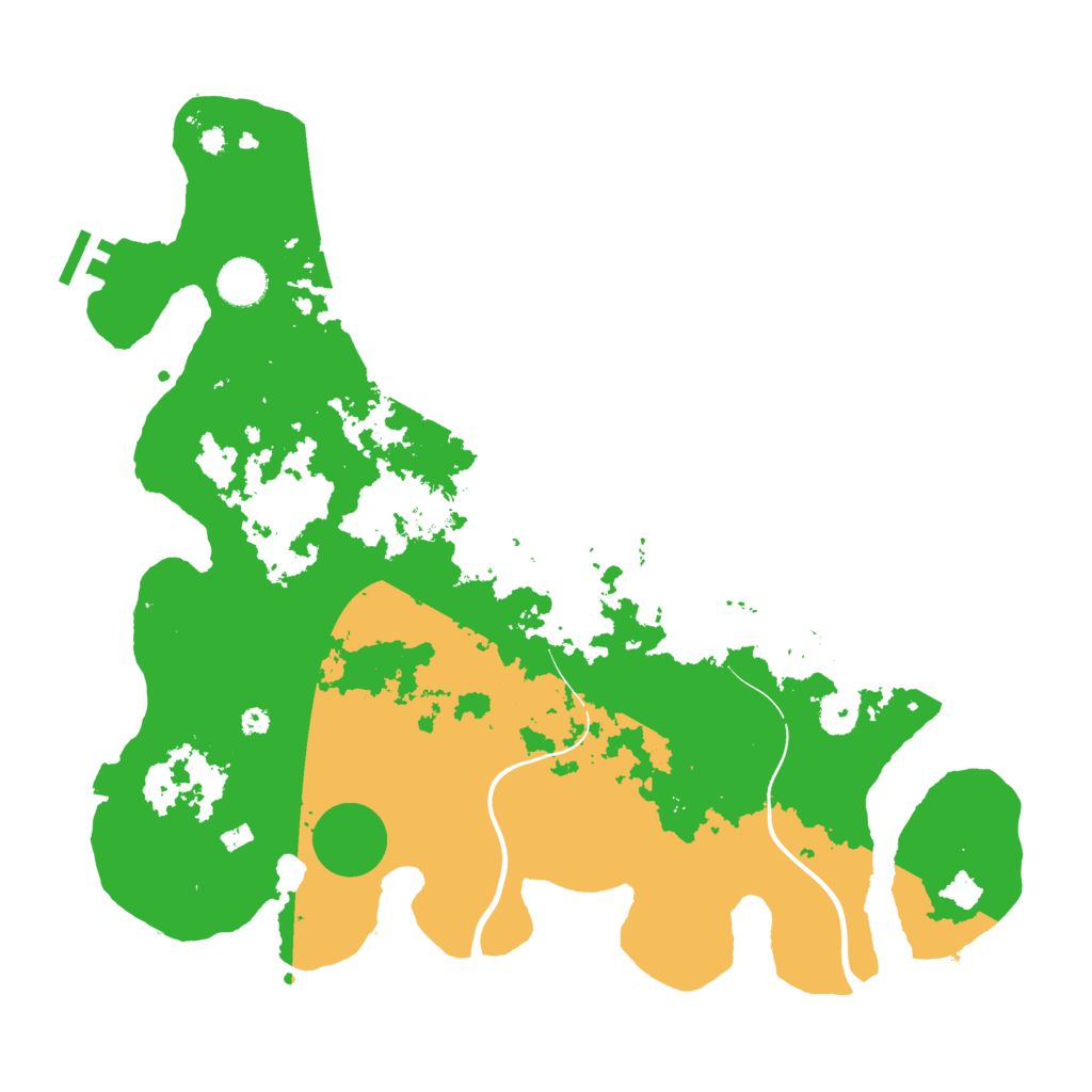 Biome Rust Map: Procedural Map, Size: 3900, Seed: 86637362