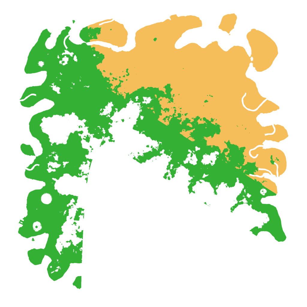 Biome Rust Map: Procedural Map, Size: 5000, Seed: 243197501