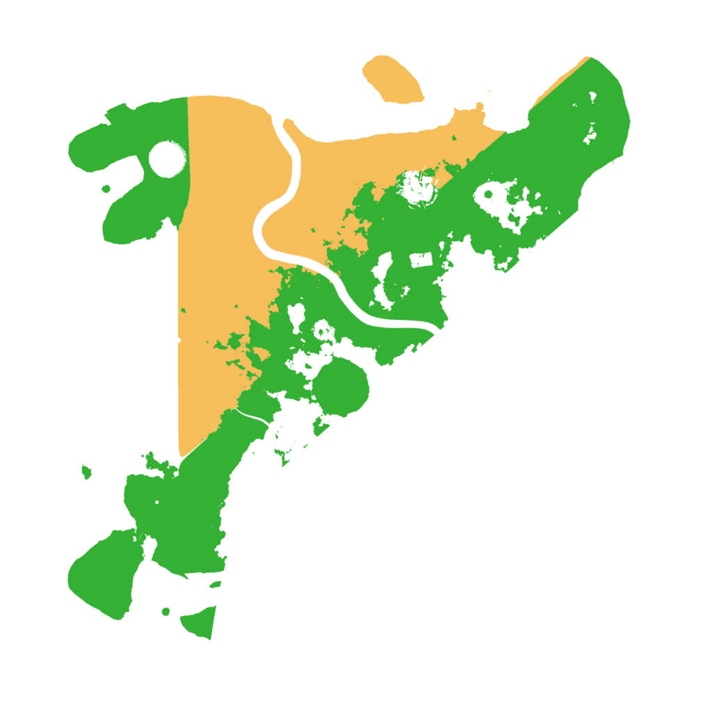Biome Rust Map: Procedural Map, Size: 3500, Seed: 75196898