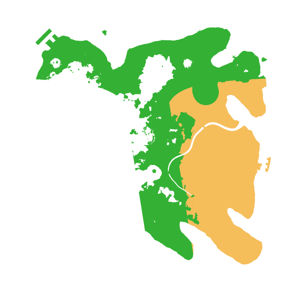 Biome Rust Map: Procedural Map, Size: 3000, Seed: 115878167