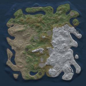 Thumbnail Rust Map: Procedural Map, Size: 4250, Seed: 55224451, 18 Monuments