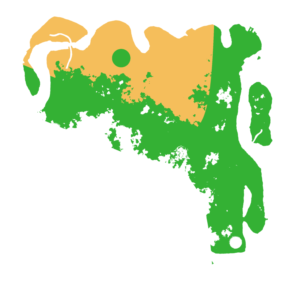 Biome Rust Map: Procedural Map, Size: 4200, Seed: 118969774