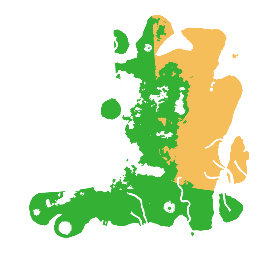 Biome Rust Map: Procedural Map, Size: 3550, Seed: 86417502