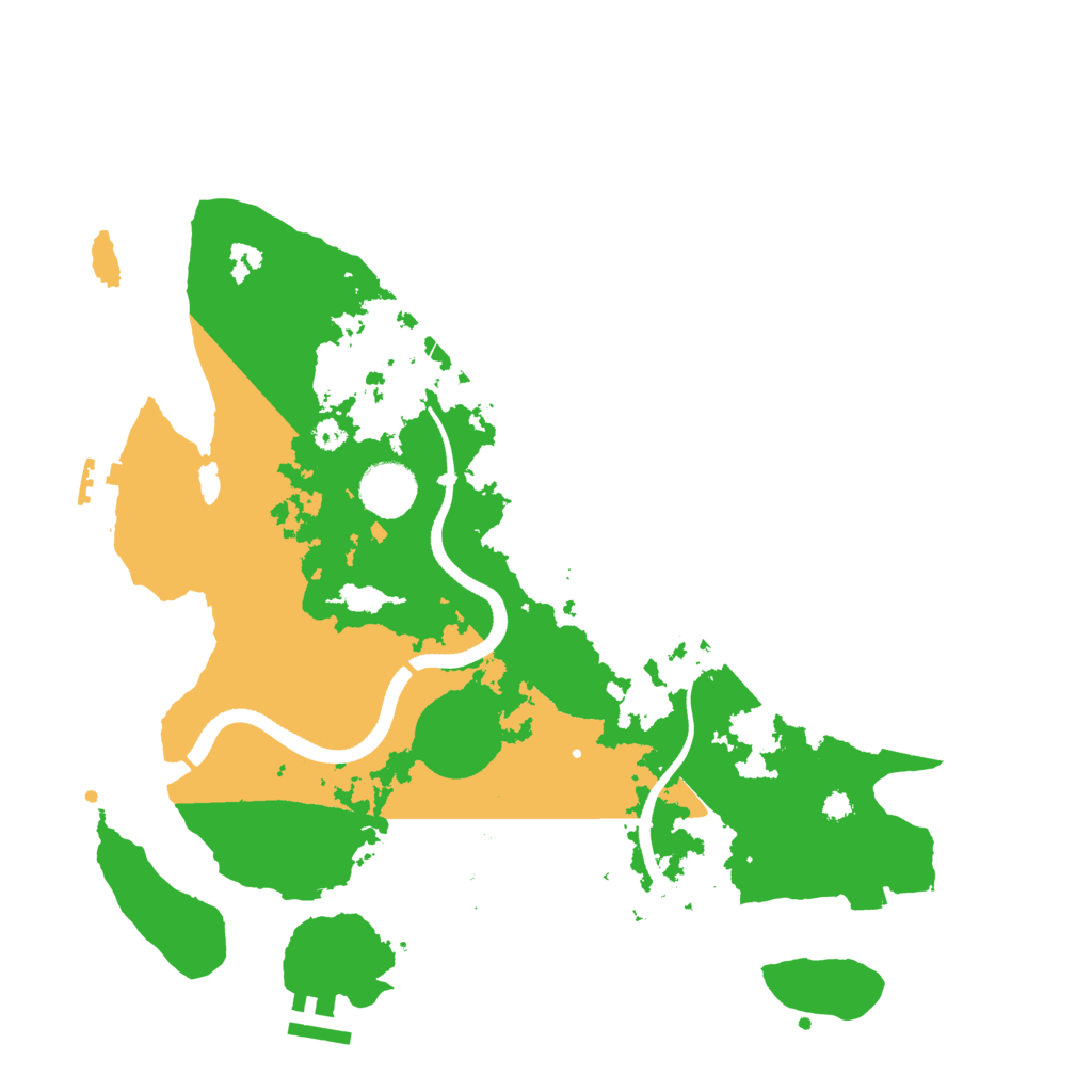 Biome Rust Map: Procedural Map, Size: 3500, Seed: 1740737314