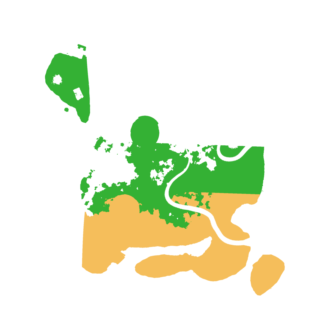 Biome Rust Map: Procedural Map, Size: 3000, Seed: 1743509