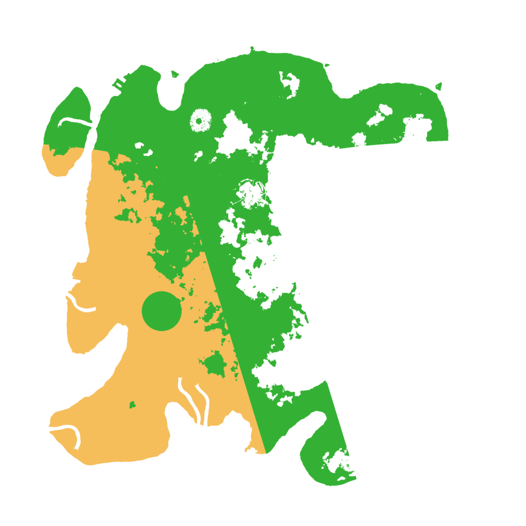 Biome Rust Map: Procedural Map, Size: 3500, Seed: 1514507135