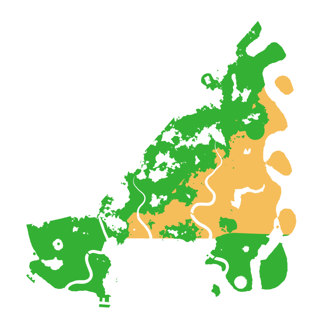 Biome Rust Map: Procedural Map, Size: 4500, Seed: 1345032393