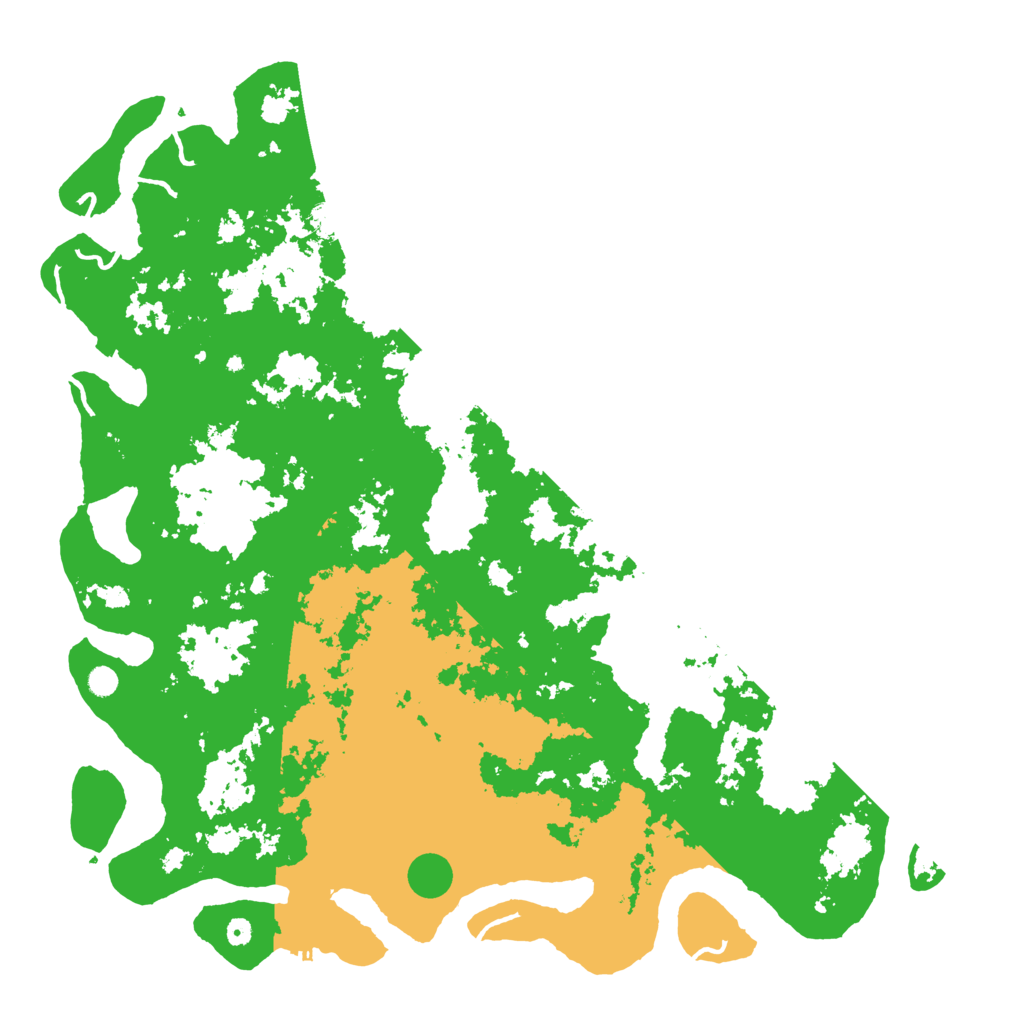 Biome Rust Map: Procedural Map, Size: 6000, Seed: 3807692