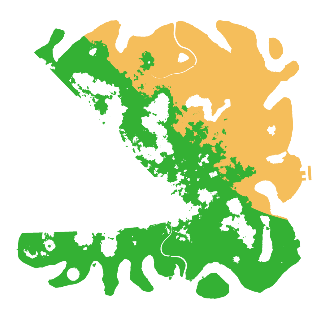 Biome Rust Map: Procedural Map, Size: 4400, Seed: 47495212