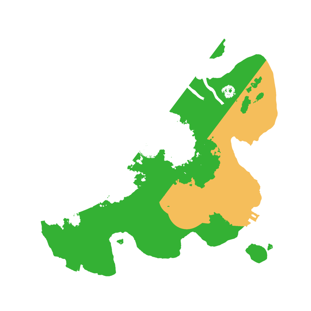 Biome Rust Map: Procedural Map, Size: 2500, Seed: 1640413624