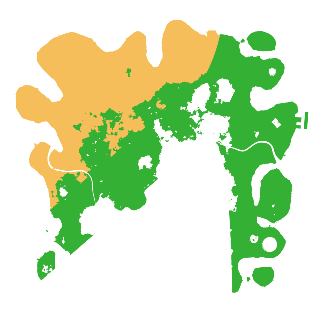 Biome Rust Map: Procedural Map, Size: 3750, Seed: 192008271