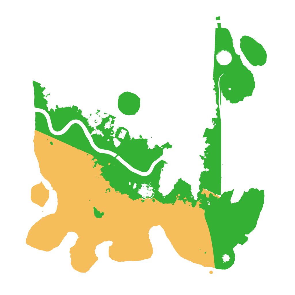 Biome Rust Map: Procedural Map, Size: 3500, Seed: 16444000