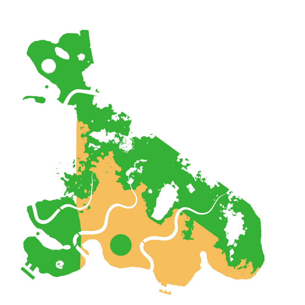 Biome Rust Map: Procedural Map, Size: 3750, Seed: 99049247