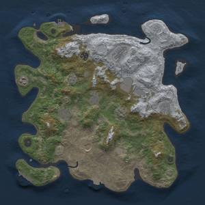 Thumbnail Rust Map: Procedural Map, Size: 3750, Seed: 99049247, 17 Monuments