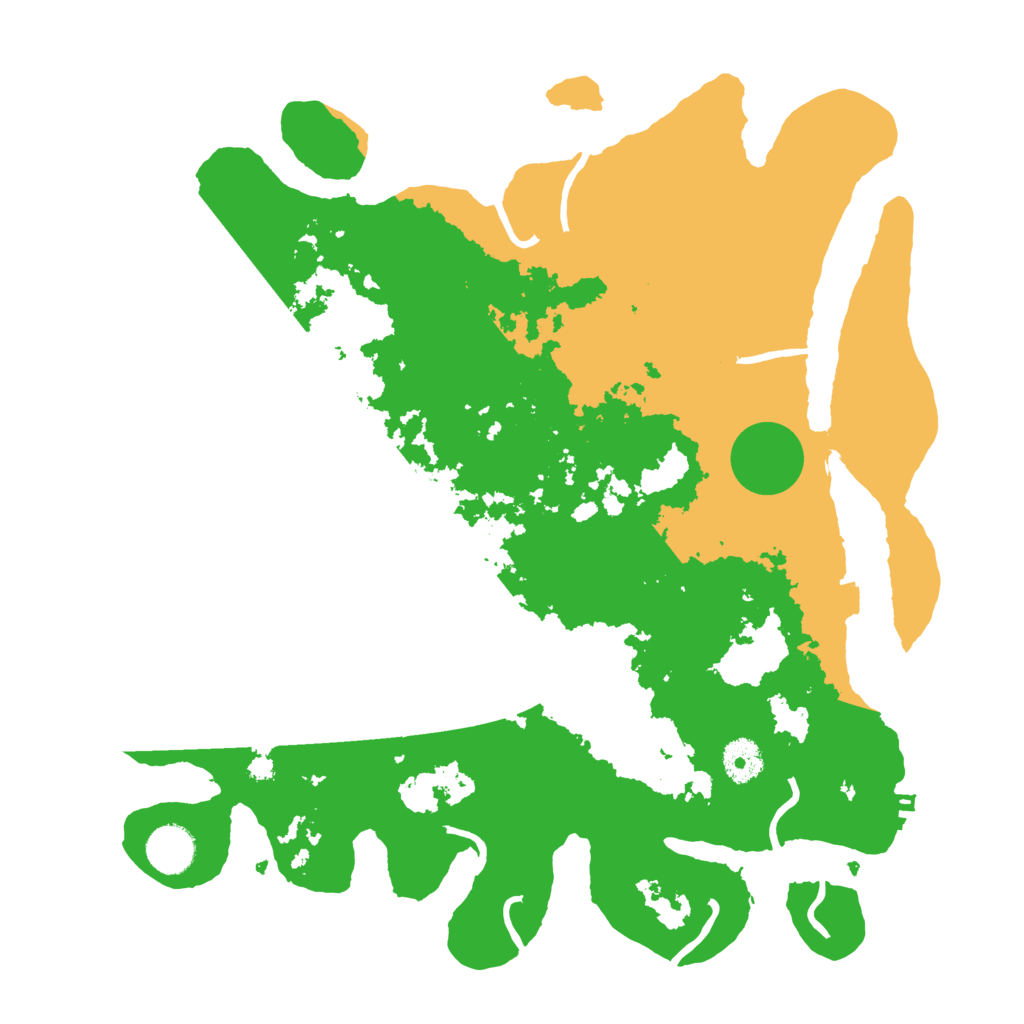 Biome Rust Map: Procedural Map, Size: 3700, Seed: 23052024