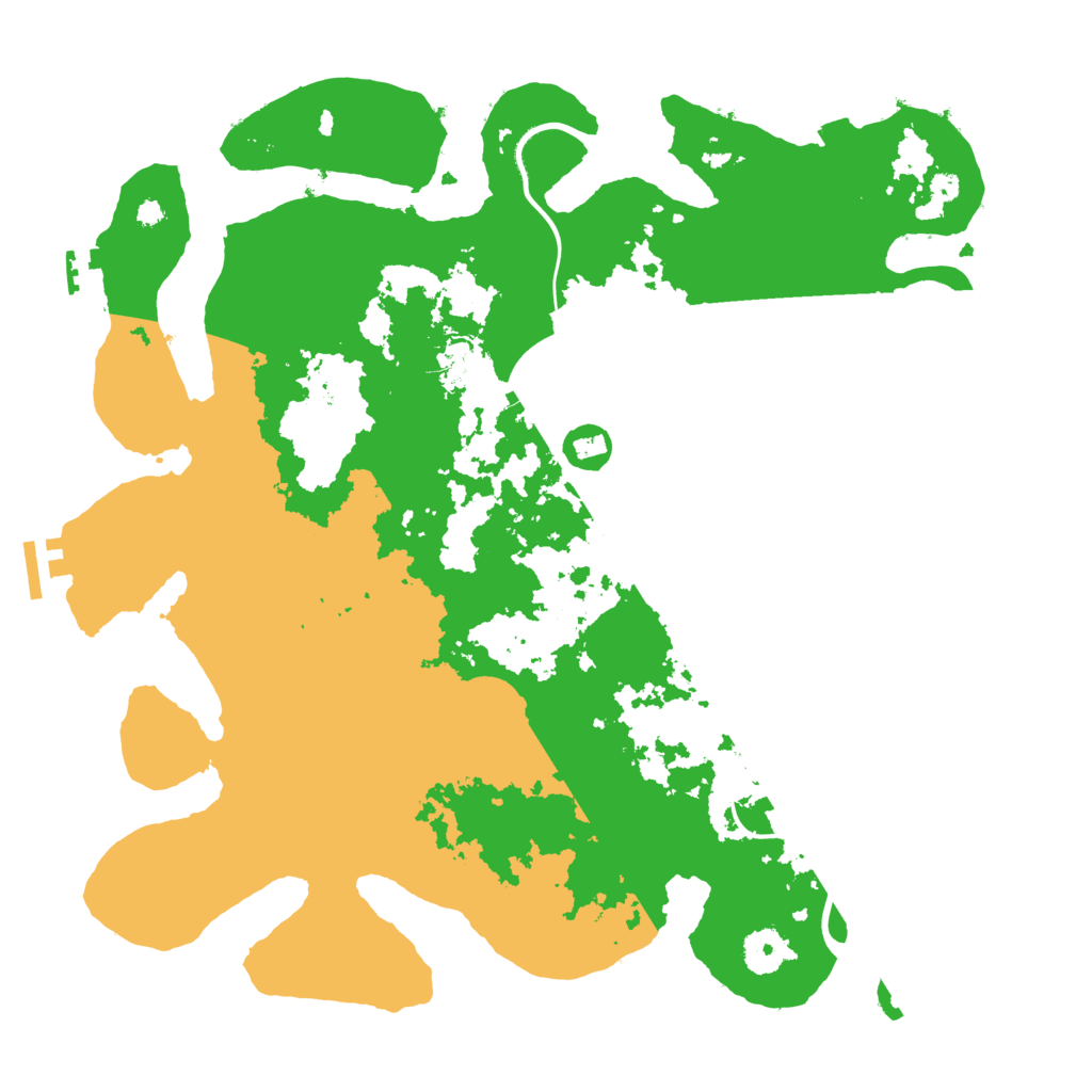 Biome Rust Map: Procedural Map, Size: 3800, Seed: 35164942