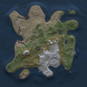 Thumbnail Rust Map: Procedural Map, Size: 2800, Seed: 615520801, 10 Monuments