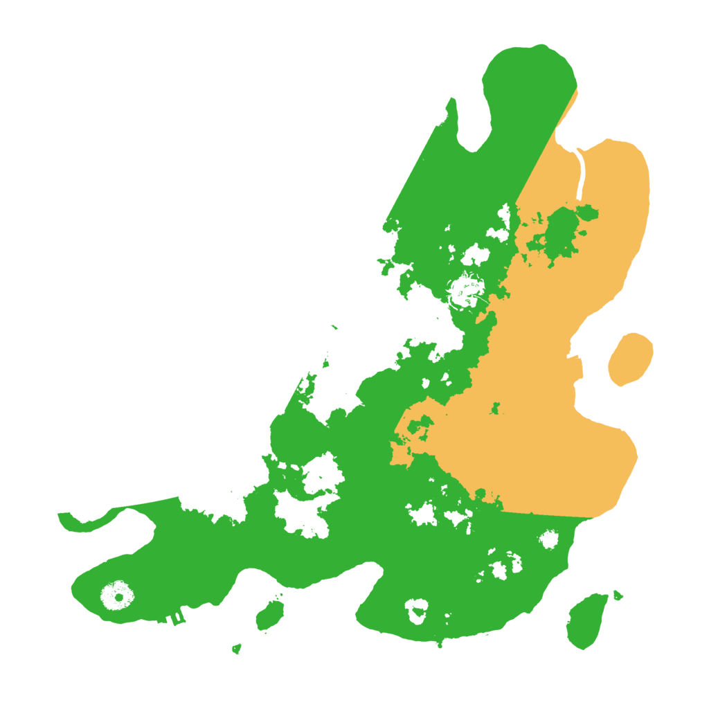 Biome Rust Map: Procedural Map, Size: 3500, Seed: 279523626