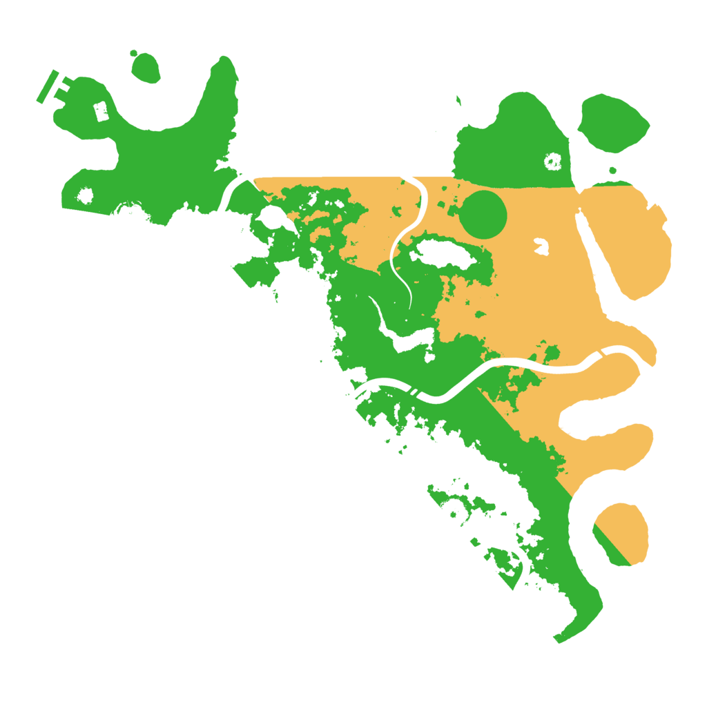 Biome Rust Map: Procedural Map, Size: 4000, Seed: 494849093