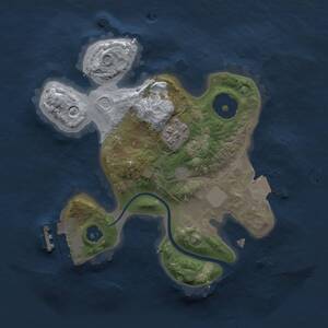 Thumbnail Rust Map: Procedural Map, Size: 2000, Seed: 474348703, 3 Monuments