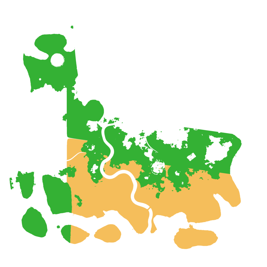 Biome Rust Map: Procedural Map, Size: 3500, Seed: 1286558781