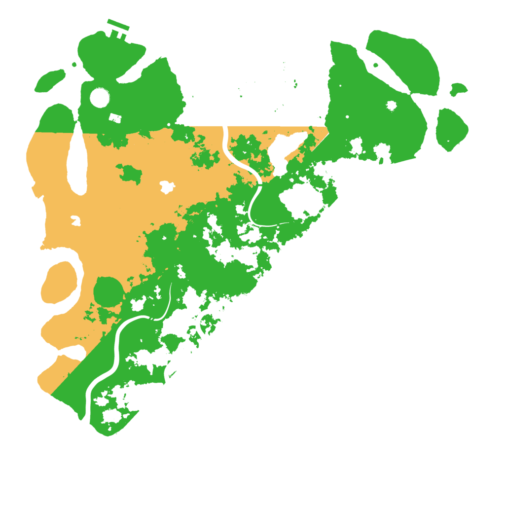 Biome Rust Map: Procedural Map, Size: 4500, Seed: 291590636