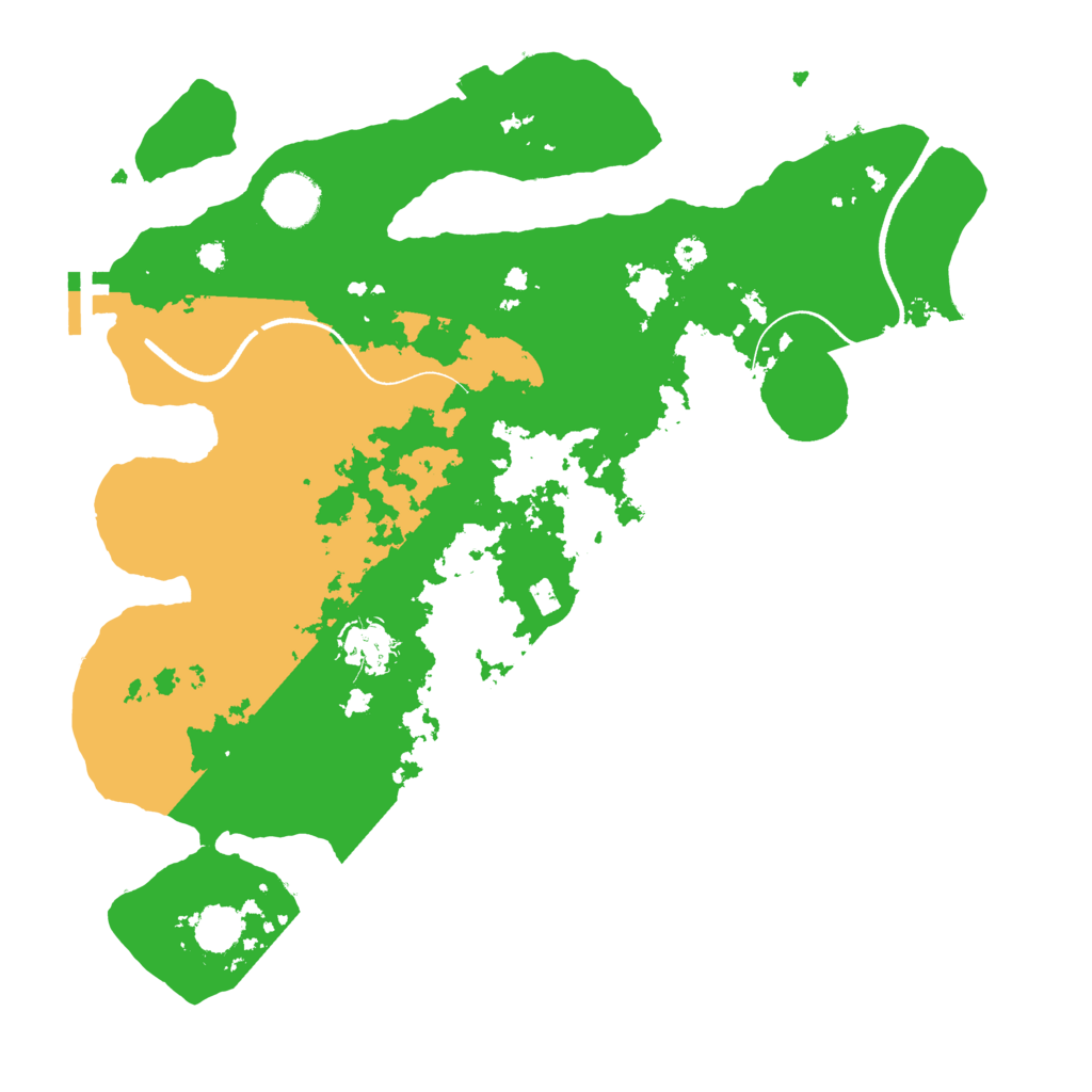 Biome Rust Map: Procedural Map, Size: 3500, Seed: 81161048