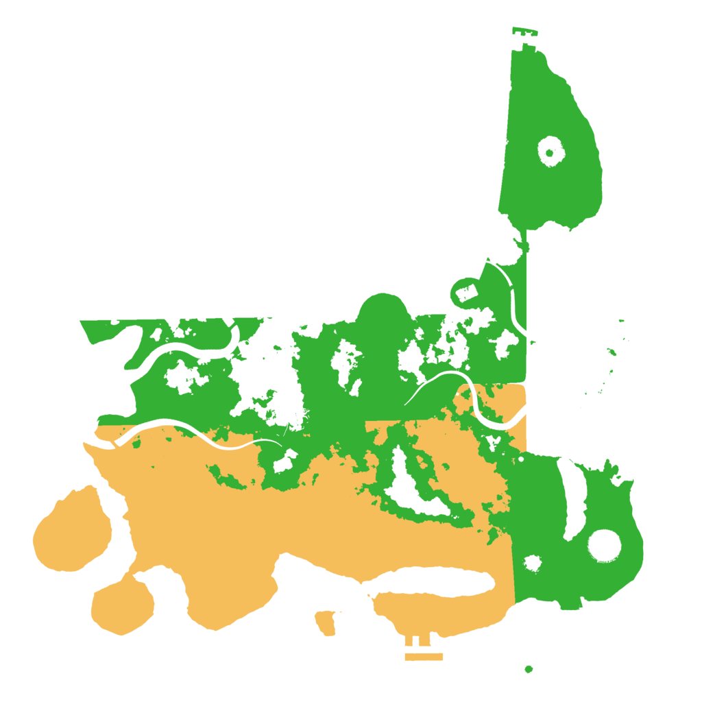 Biome Rust Map: Procedural Map, Size: 3750, Seed: 688785070