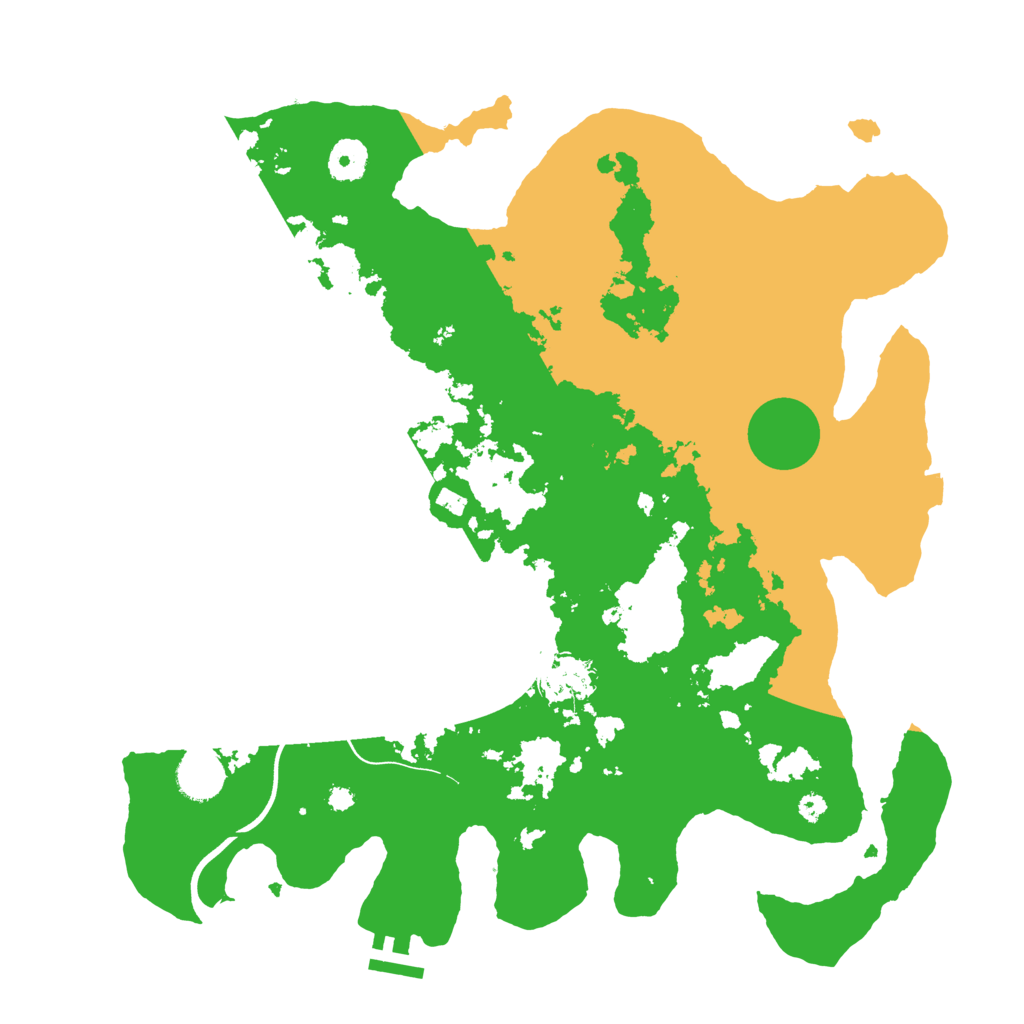 Biome Rust Map: Procedural Map, Size: 3750, Seed: 498729