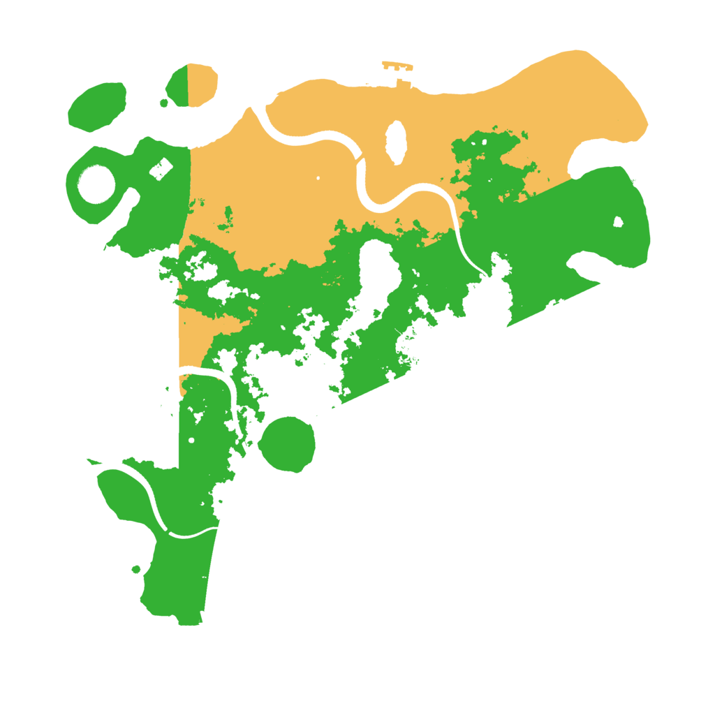 Biome Rust Map: Procedural Map, Size: 3500, Seed: 188686747